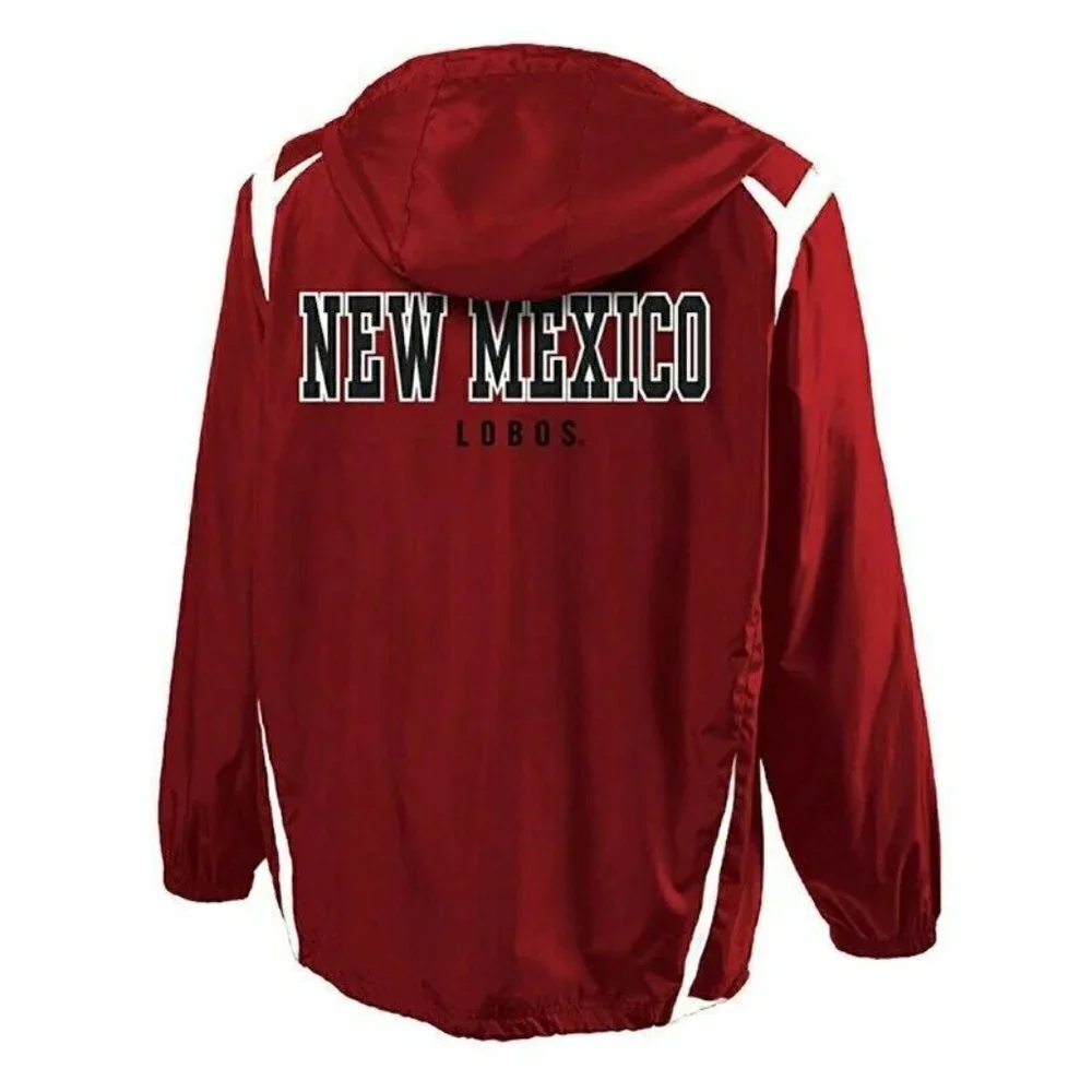 NCAA New Mexico Lobos Unisex Collision Windbreaker Jacket Youth Size L